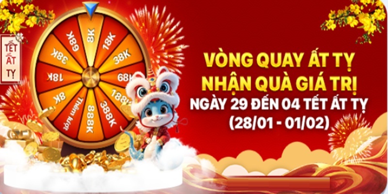 Khuyến mãi 99OK vòng quay xuân Ất Tỵ.